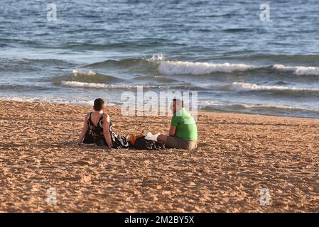 Rückzug in der Sonne | La retraite au soleil 30/12/2017 Stockfoto