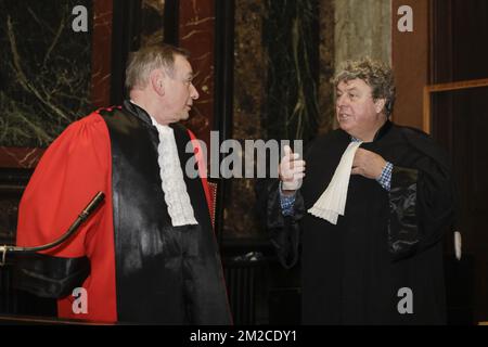 Prosector General Jean-Marie Mawet, Lawyer Pierre Chome and Lawyer