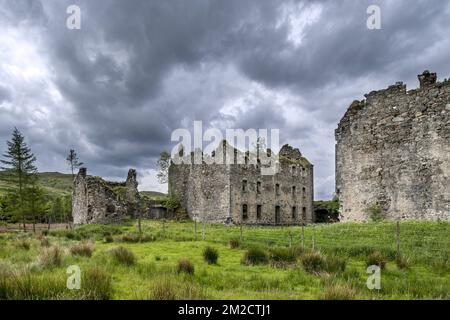 18th century Bernera Barracks near Glenelg, Ross and Cromarty in the West Highlands of Scotland | Bernera Barracks près de Glenelg, Ross and Cromarty, Ecosse, Royaume-Uni 03/06/2017 Stock Photo