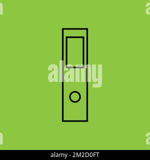 File Icon isolated. Office Concept. - Vector . Vector illustration Stock Vektor