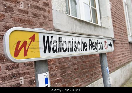 Deutschsprachige Gemeinschaft Belgiens | Communauté germanophone de Belgique 15/03/2016 Stockfoto