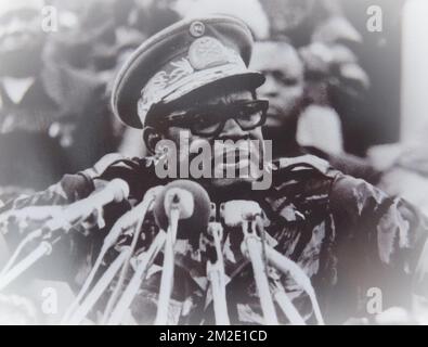 Mobutu Sese Seko Waza Banga | Mobutu Sese Seko Waza Banga 25/03/2018 Stockfoto