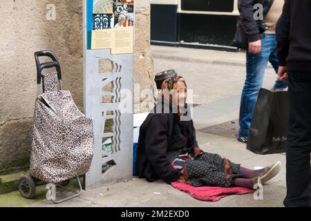 Obdachlose | Sans abri 28/04/2018 Stockfoto