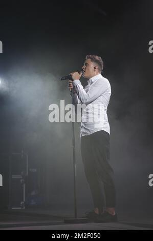 Loic Nottet beim Inc'Rock Festival | Loic Nottet à l'Inc'Rock Festival 05/05/2018 Stockfoto