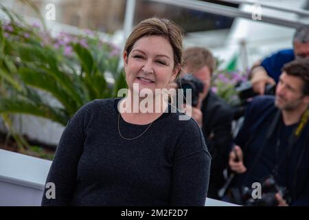 Fototermin der Jury " UN certain regard " beim Filmfestival in Cannes. Julie Huntsinger, | Photocall du Jury ' UN certain regard' au Festival du Film de Cannes. Julie Huntsinger, 09/05/2018 Stockfoto