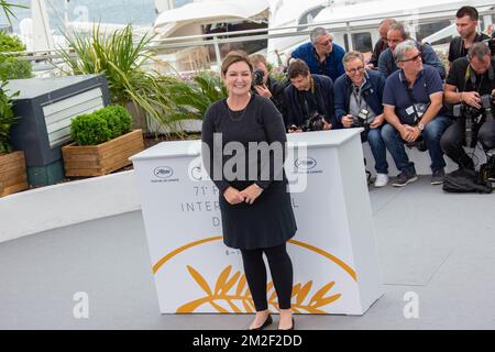 Fototermin der Jury " UN certain regard " beim Filmfestival in Cannes. Julie Huntsinger, | Photocall du Jury ' UN certain regard' au Festival du Film de Cannes. Julie Huntsinger, 09/05/2018 Stockfoto