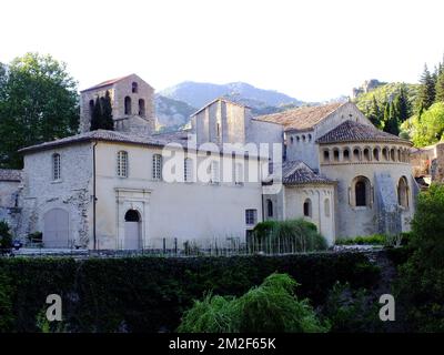 St guilhem le désert | St guilhem le désert (34) hérault Abbaye abbatiale 13/05/2018 Stockfoto