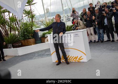 Benoit Poelvoorde nimmt an der Fotoaufzeichnung für das „Sink or Swim (Le Grand Bain)“ während des 71.. Jährlichen Filmfestivals in Cannes Teil | Benoit Poelvoorde assiste au photocall de ' Le Grand Bain' Lors du 71ème Festival de Cannes au Palais des Festivals. 13/05/2018 Stockfoto