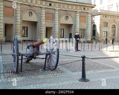 Königlicher Palast von Stockholm | Palais Royal de Stockholm 04/03/2018 Stockfoto