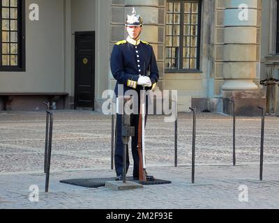 Königlicher Palast von Stockholm | Palais Royal de Stockholm 04/03/2018 Stockfoto