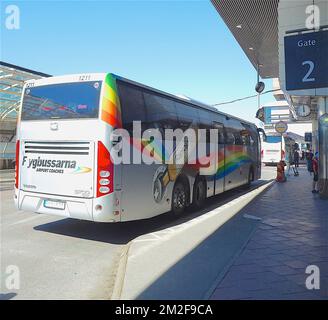 Öffentliche Verkehrsmittel Stockholm Schweden | Verkehrsmittel Stockholm Suède 07/03/2018 Stockfoto