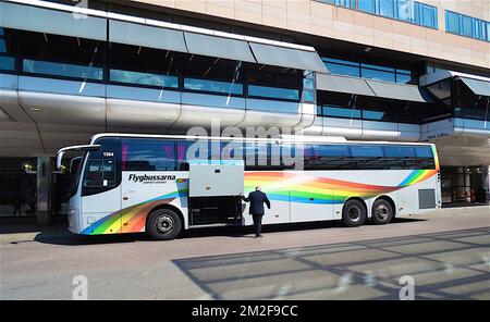 Öffentliche Verkehrsmittel Stockholm Schweden | Verkehrsmittel Stockholm Suède 03/03/2018 Stockfoto