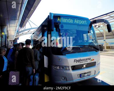 Öffentliche Verkehrsmittel Stockholm Schweden | Verkehrsmittel Stockholm Suède 07/03/2018 Stockfoto