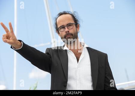 Cédric HERROU besucht die „Libre“-Fotokonferenz während des 71.. Jährlichen Filmfestivals in Cannes im Palais des Festivals | Cédric HERROU assiste au Photocall de „Libre“ lors du 71ème Festival de Cannes au Palais des Festivals. 18/05/2018 Stockfoto