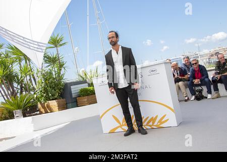 Cédric HERROU besucht die „Libre“-Fotokonferenz während des 71.. Jährlichen Filmfestivals in Cannes im Palais des Festivals | Cédric HERROU assiste au Photocall de „Libre“ lors du 71ème Festival de Cannes au Palais des Festivals. 18/05/2018 Stockfoto