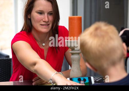 Mutter und Kind. | Mère-Fils. 05/05/2016 Stockfoto