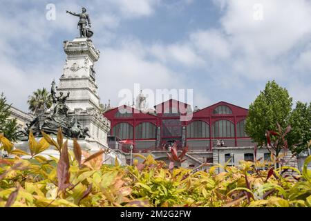Die schöne Stadt Porto. Rund um den Mercado Ferreira Borges | La ville de Porto - Autour du marche Ferreira Borges 12/06/2018 Stockfoto