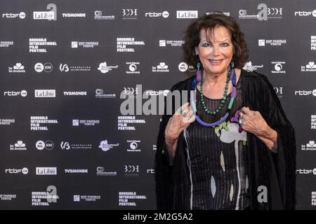 Regisseure, Filmstars auf dem roten Teppich der Eröffnung des internationalen brüsseler Filmfestivals | DEFile de Stars, Vedettes et realisateurs de Cinema sur le Tapis rouge de l'UGC De Brouckere pour l'ouverture du Brussels Internationales Filmfestival Pix: Claudia Cardinale 20/06/2018 Stockfoto