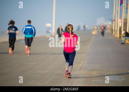 Joggen. | Joggen. 05/05/2016 Stockfoto