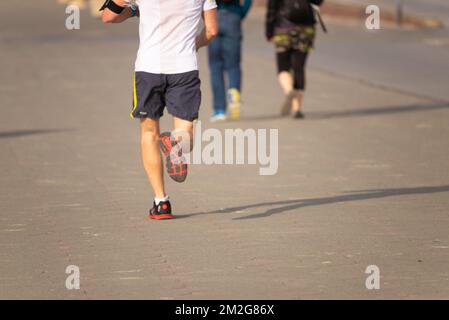 Joggen. | Joggen. 05/05/2016 Stockfoto