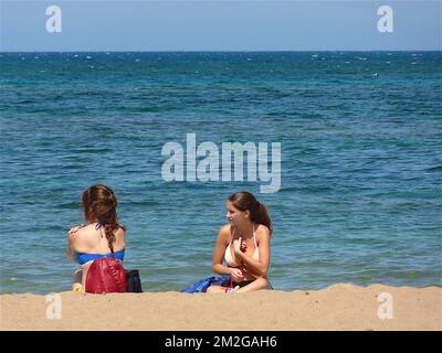 Strand und Feiertage | Plage et vacances 26/06/2018 Stockfoto