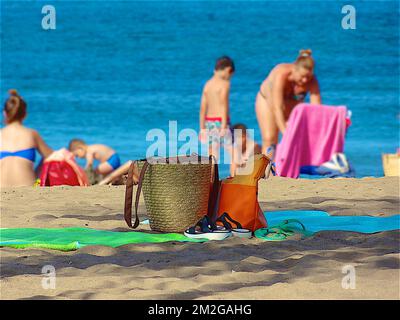 Strand und Feiertage | Plage et vacances 26/06/2018 Stockfoto