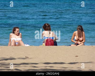 Strand und Feiertage | Plage et vacances 26/06/2018 Stockfoto