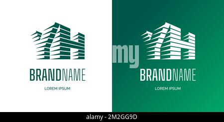 Anfangsbuchstaben YH Set für Business Identity Logo Konzept. Kombiniertes Y- und H-Streifen-Logo für Firmendesign. Vorlage für isolierte Vektor-eps-Monogramme Stock Vektor