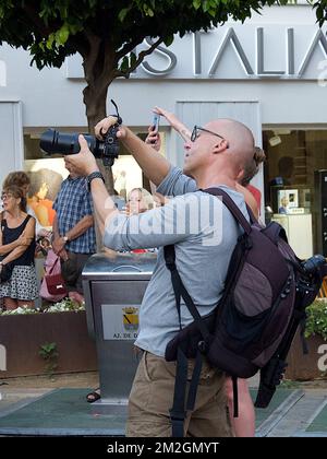 Photograph in Action | Photographe en Action 08/07/2018 Stockfoto