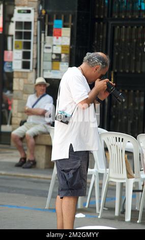 Photograph in Action | Photographe en Action 08/07/2018 Stockfoto