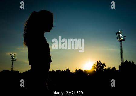 Belgian Margo Van Puyvelde pictured during the 39th edition of the 'Nacht van de Atletiek (EA Classic Meeting) athletics meeting, Saturday 21 July 2018, in Heusden-Zolder. BELGA PHOTO JASPER JACOBS Stock Photo