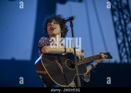LP (Laura Pergolizzi ) in Konzert beim Nizzaer Jazzfestival. | LP (Laura Pergolizzi ) en concert au Nice Jazz Festival. 21/07/2018 Stockfoto