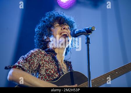 LP (Laura Pergolizzi ) in Konzert beim Nizzaer Jazzfestival. | LP (Laura Pergolizzi ) en concert au Nice Jazz Festival. 21/07/2018 Stockfoto