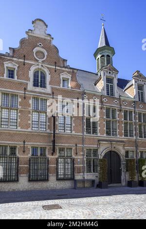 17. Century Hotel Van der Gracht de Rommerswael, ehemaliges Kloster in der Stadt Mechelen / Malines, Antwerpen, Flandern, Belgien | L' Hôtel Van der Gracht de Rommerswael, Ancien couvent dans la ville Malines, Belgique 06/08/2018 Stockfoto