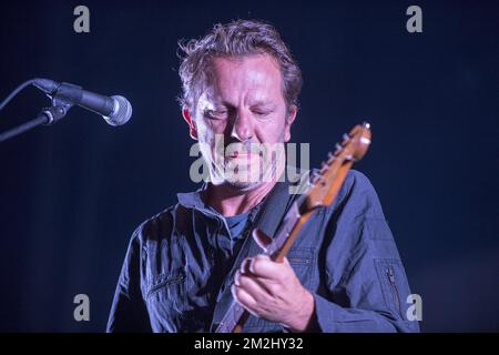 Belgische Band Deus tritt live im BSF | Deus en Concert au BSF 17/08/2018 auf Stockfoto