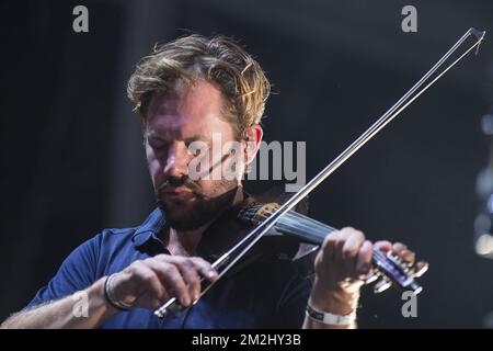 Belgische Band Deus tritt live im BSF | Deus en Concert au BSF 17/08/2018 auf Stockfoto