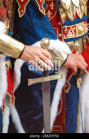 Rüstung und Schwerter | Armures et épées 15/08/2018 Stockfoto