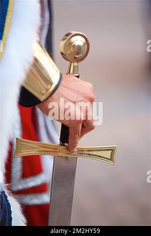 Rüstung und Schwerter | Armures et épées 15/08/2018 Stockfoto