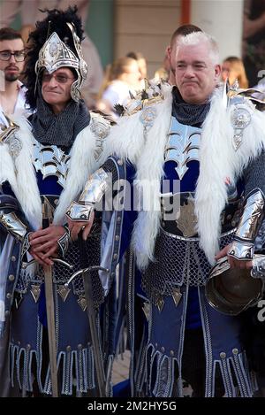 Rüstung und Schwerter | Armures et épées 15/08/2018 Stockfoto