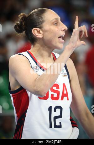 USA's Diana Taurasi pictured during a basketball game between the national teams of USA and Senegal, Saturday 22 September 2018 in Tenerife, Spain, the first game of the group stage of the Women's World Champioship, in Group D. BELGA PHOTO VIRGINIE LEFOUR Stock Photo