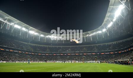 Illustration picture shows Vodafone Park stadium during the match between Belgian soccer team KRC Genk and Turkish club Besiktas, in Istanbul, Turkey, Thursday 25 October 2018 on the third day of the UEFA Europa League group stage, in group I. BELGA PHOTO YORICK JANSENS Stock Photo