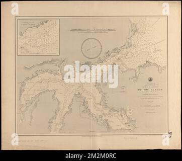 Dominion of Canada, Gulf of St. Lawrence, Pictou Harbor (Nova Scotia) : from British surveys in 1843 & 80 , Nautical charts, Nova Scotia, Pictou Harbour, Pictou Harbour N.S., Maps Norman B. Leventhal Map Center Collection Stock Photo