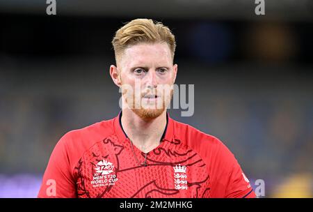 Datei Foto datiert 01-11-2022 von Englands Ben Stokes, der die beste Bilanz nach 10 Tests eines englischen Kapitäns seit 1930 hat. Ausgabedatum: Mittwoch, 14. Dezember 2022. Stockfoto