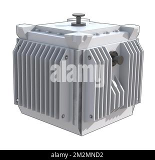 Sichere Beförderung nuklearer Abfälle im Eisenbahnverkehr Stockfoto