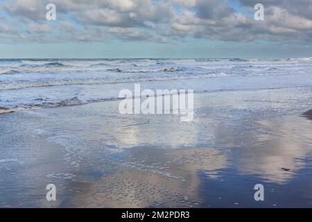 Malo-les Bains Strand in Dünkirchen am Ärmelkanal Stockfoto