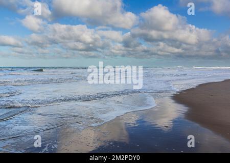 Malo-les Bains Strand in Dünkirchen am Ärmelkanal Stockfoto