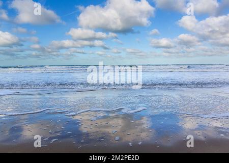 Malo-les Bains Strand in Dünkirchen am Ärmelkanal Stockfoto