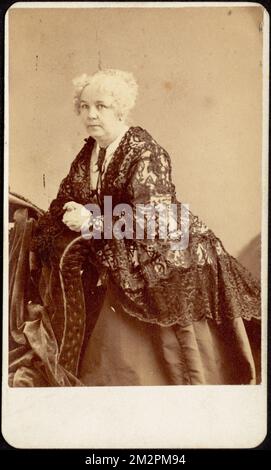 Elizabeth Cady Stanton, Suffragisten, Abolitionisten, Stanton, Elizabeth Cady, 1815-1902, Carte de Visite Collection Stockfoto