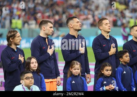 Lusail, Katar. Fifa-Weltmeisterschaft. Übereinstimmung 61. Argentinien gegen Kroatien. 13.. Dezember 2022 Stockfoto