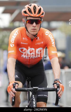 Belgian Serge Pauwels of CCC Team pictured during the sixth stage of the 'UAE Tour' 2019 cycling race, 180 km from Ajman to Jebel Jais, United Arab Emirates, Friday 01 March 2019. This year's edition is taking place from 24 February to 2 March. BELGA PHOTO YUZURU SUNADA FRANCE OUT Stock Photo